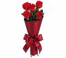 Букет 5 Красных роз Эдлесс Лав в Большое Нагаткино