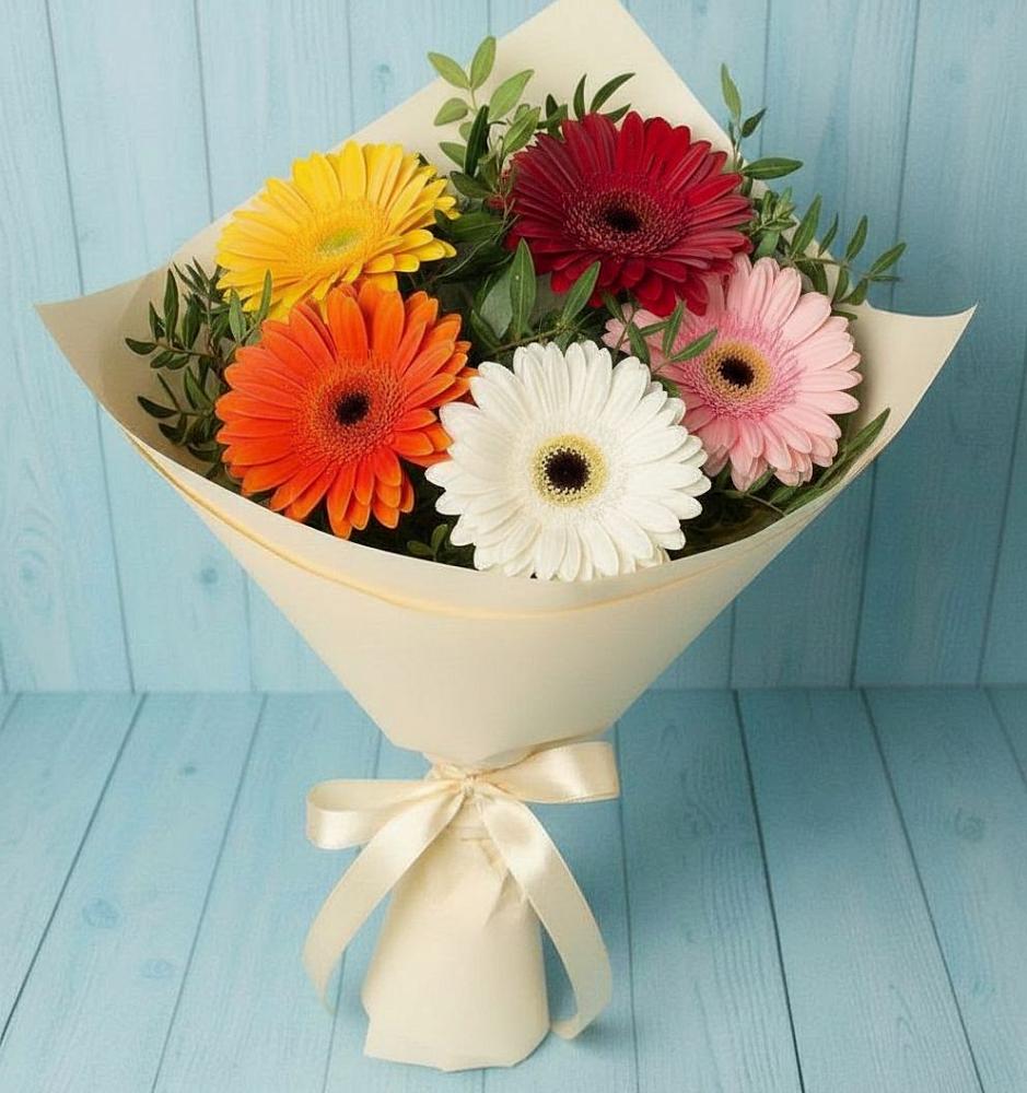 Букет цветов из: Герберы в Большое Нагаткино