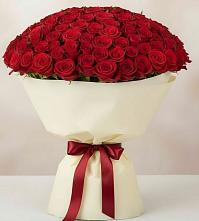 Букет 101 Красная роза Милано в Большое Нагаткино