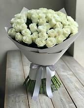 Букет 35 Белых роз #REPLACE_PRED# Большое Нагаткино