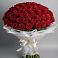 Букет 101 Красная роза Блэк Мэджик в Большое Нагаткино