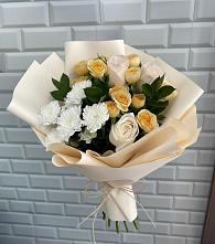 Букет цветов из:  Розы и Хризантемы в Большое Нагаткино
