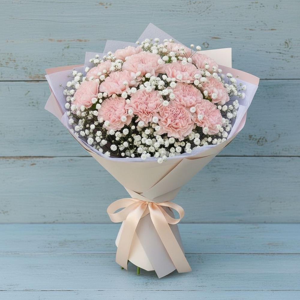 Букет цветов из: Гвоздики в Большое Нагаткино