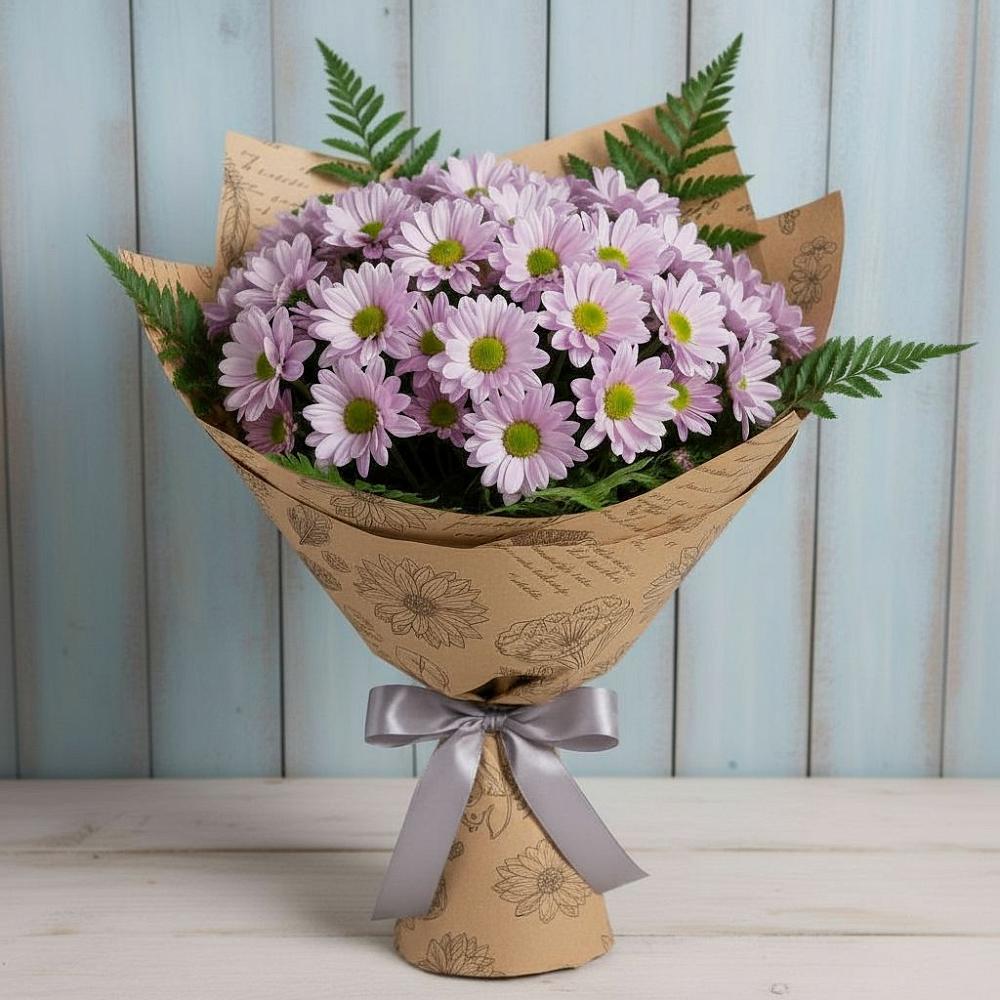 Букет цветов из: Хризантемы в Большое Нагаткино