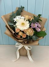 Букет цветов из:  Герберы и Хризантемы в Большое Нагаткино