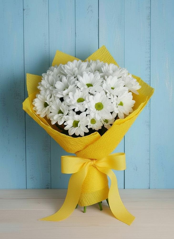 Букет цветов из: Хризантемы в Большое Нагаткино