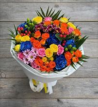 Букет цветов из:  Розы и Хризантемы в Большое Нагаткино