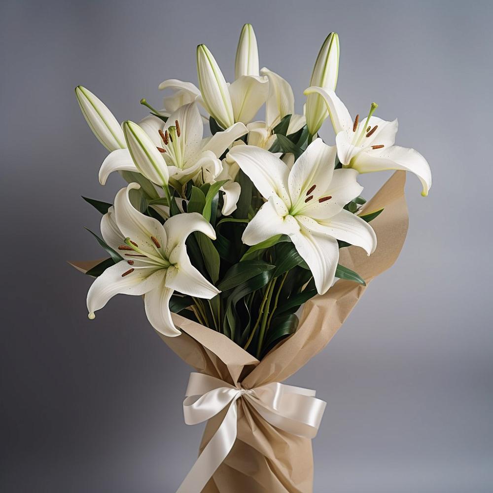 Букет цветов из: Лилии в Большое Нагаткино