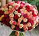 Букет 101 Разноцветная роза в Большое Нагаткино