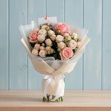 Букет цветов из:  Розы #REPLACE_PRED# Большое Нагаткино
