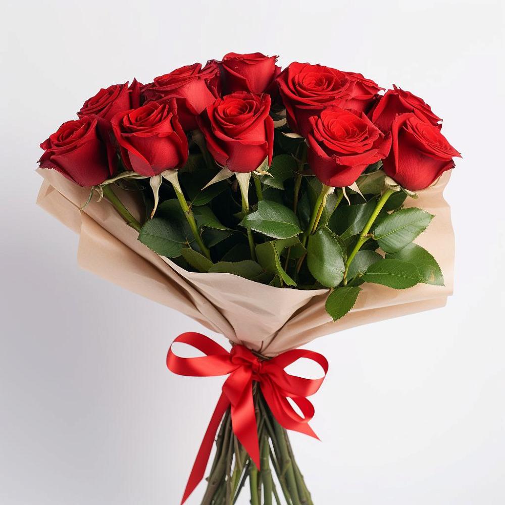 Букет 11 Красных роз Эдлесс Лав в Большое Нагаткино
