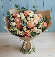 Букет цветов из:  Альстромерии и Розы #REPLACE_PRED# Большое Нагаткино